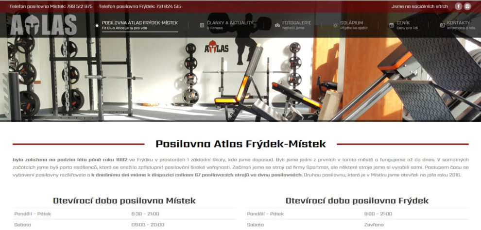 Nové webové stránky